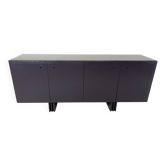 Vintage dark blue sideboard, 1980s