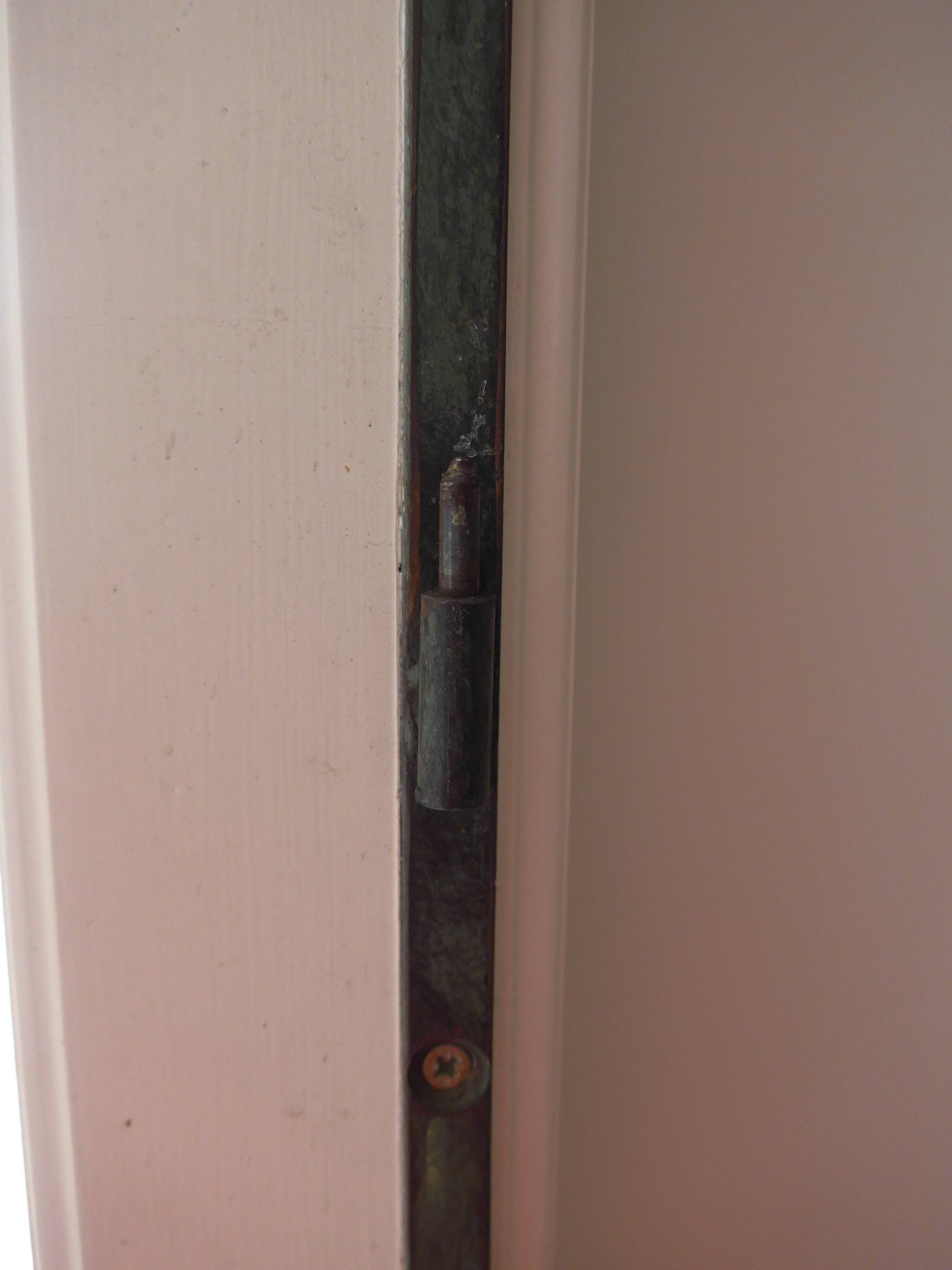 Double wrought iron door