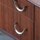 Coiffeuse vintage mid-century en teck (Meredew)