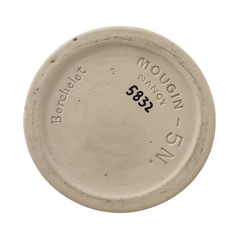 Ceramics signed Mougin Nancy