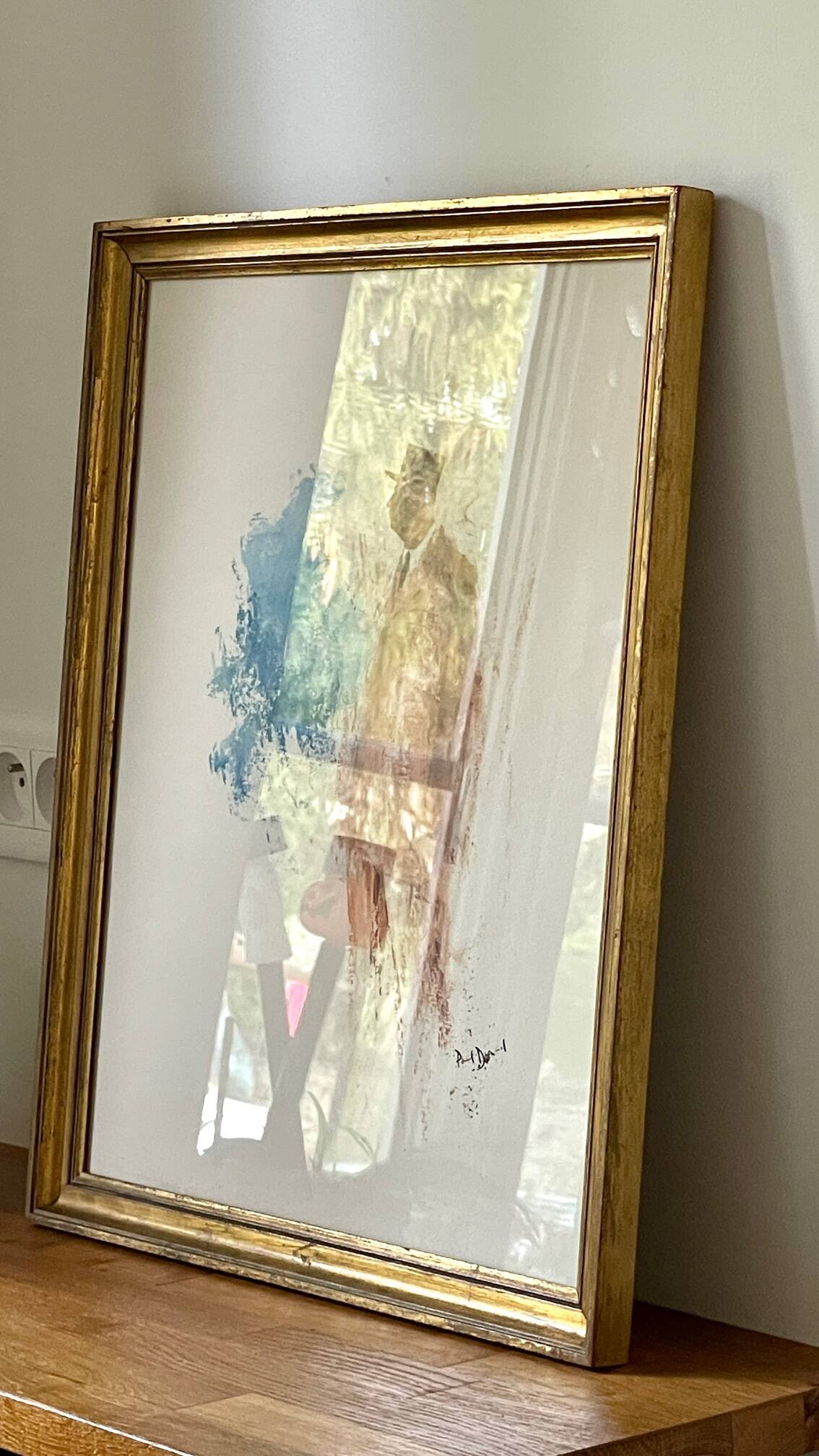 Illustration on vintage paper