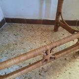 Rattan dressing table and stool
