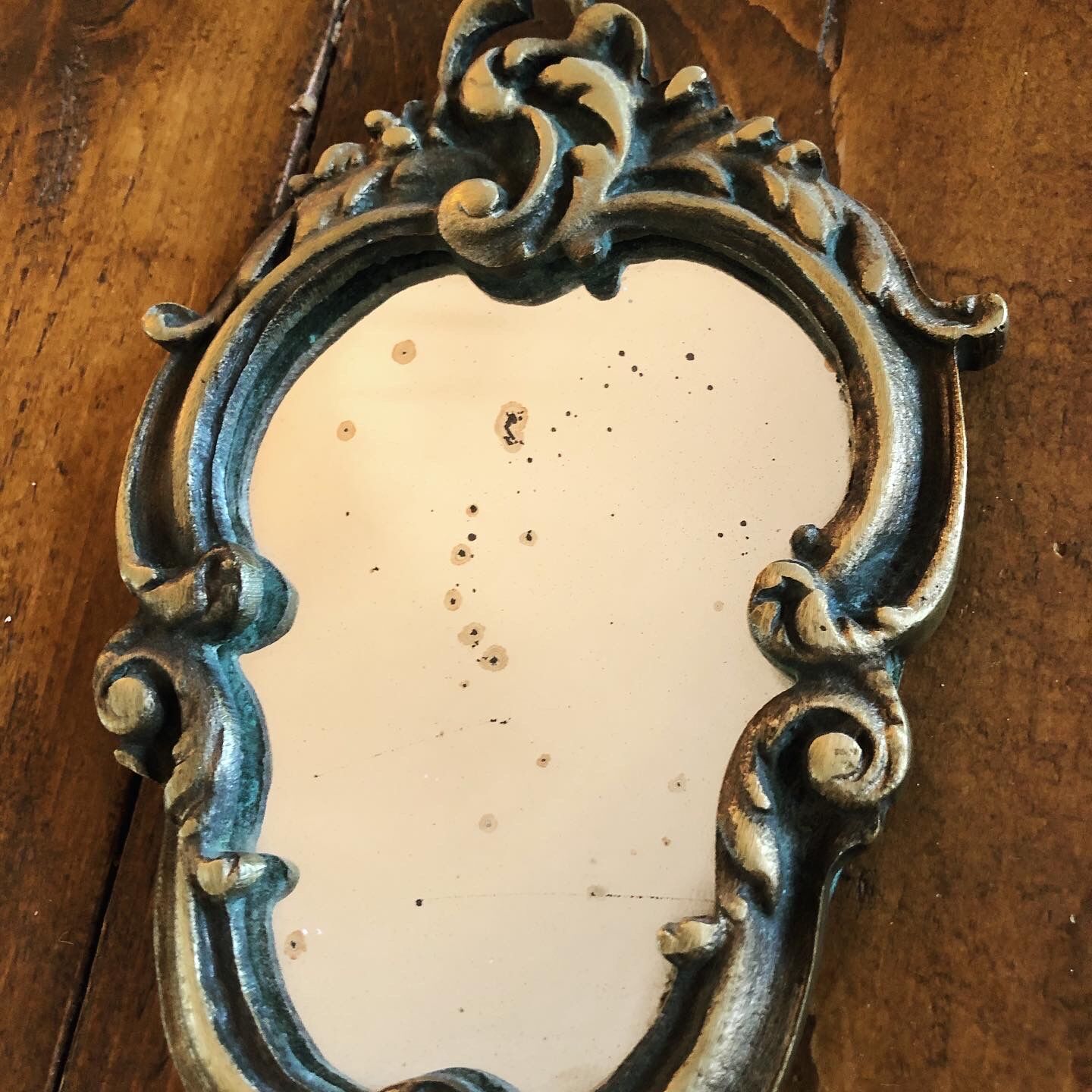 Bronze hand mirror