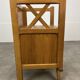 Table de chevet croisillons bois années 50