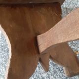 small bench rests feet