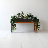 Vintage Scandinavian teak planter from the 1960s