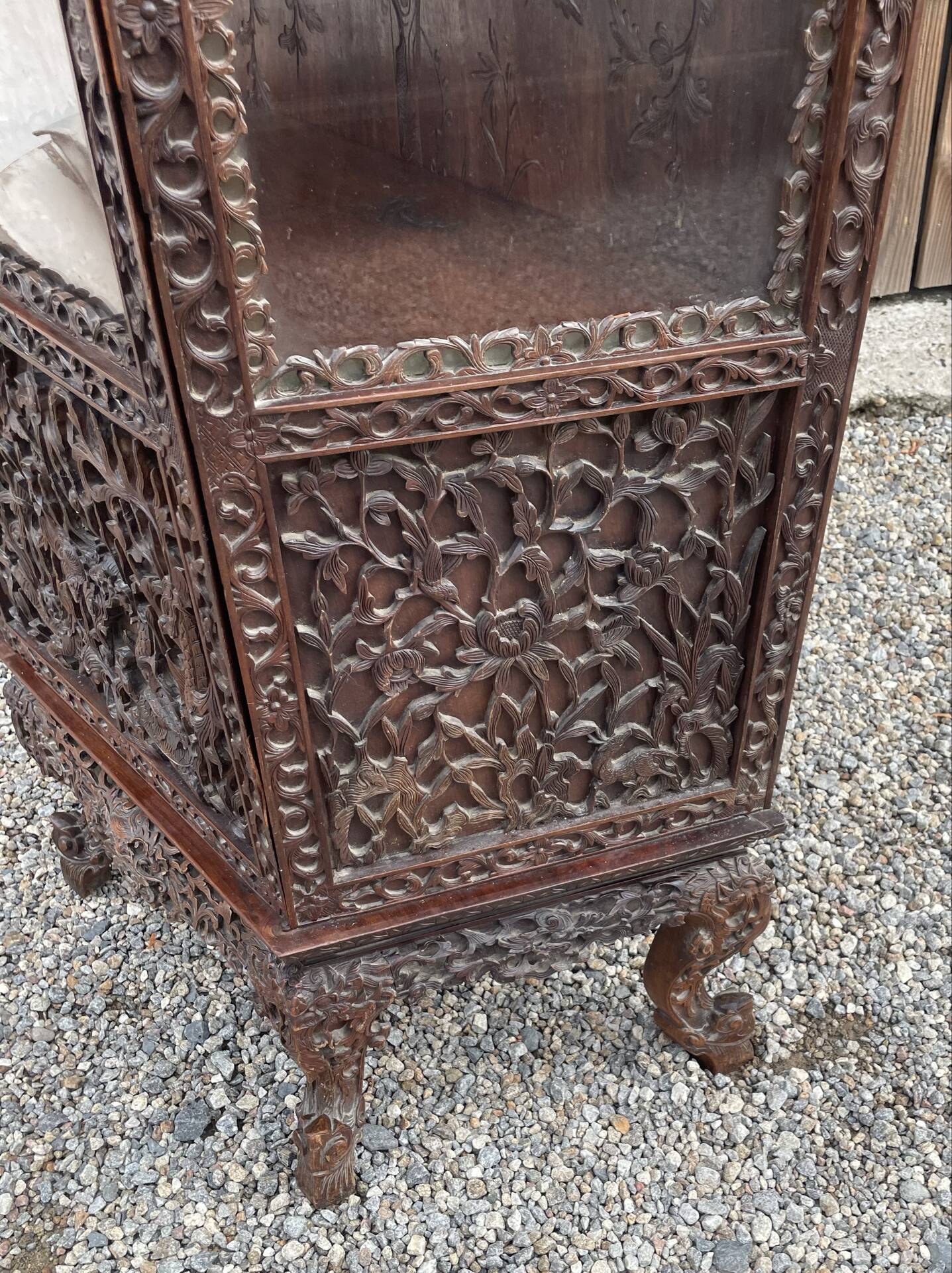Vitrine cabinet de présentation chinois