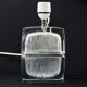 Daum France Mid-Century Crystal Table Lamp-1960s