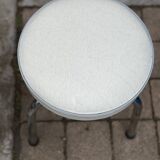 Pair of tripod workshop stools with screws from 1970.