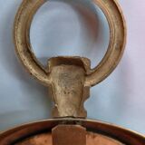 Vintage 1970 brass pocket mirror