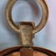 Vintage 1970 brass pocket mirror