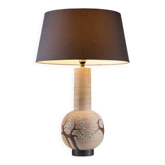 Lampe de table en céramique rare de Peter Müller, produite par Sgrafo.