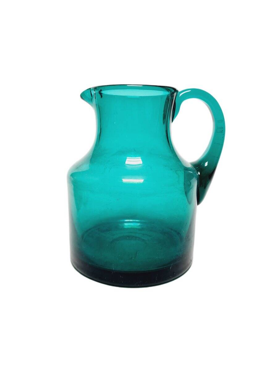 Postmodern Polish jug by Zbigniew Horbowy for Sudety Glassworks, 1970s