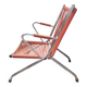 Armchair foldable child vintage 60's "scoubidou" orange