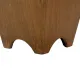Vintage wooden planter with a minimalist, geometric design
