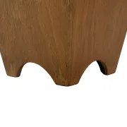 Jardinière en bois minimaliste, géométrique vintage