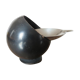 Cendrier " boule " en métal années 70
