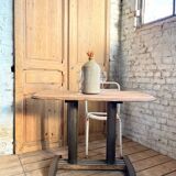 Old 50s oak bistro table