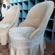 Pair of chair toad old foot black turns turns