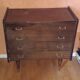 Vintage 4 drawer chest of drawers 1970