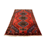 Vintage Tribal Rug 205x137 cm Wool Oriental Hand Made Rug Red, Navy