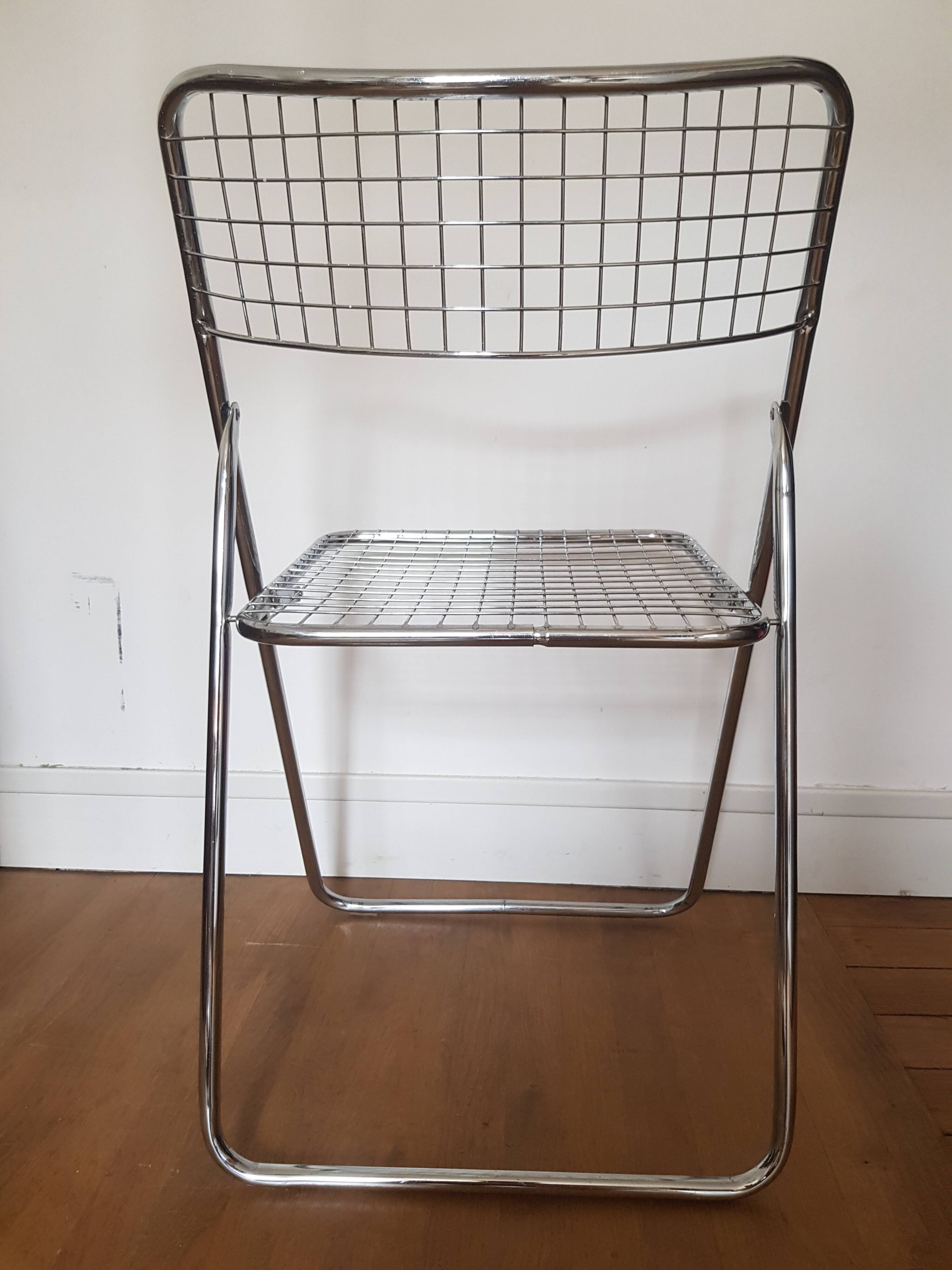 Chaise pliante modèle rappen par Niels Gammelgaard