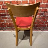 Set of 6 wooden bistro chairs