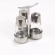 Set of condiments Marianne Denzel salt and pepper, Berndorf, Austria, 1960s