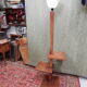 Lampadaire a tablette en palissandre epoque art deco