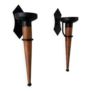 Grand ensemble de bougeoirs