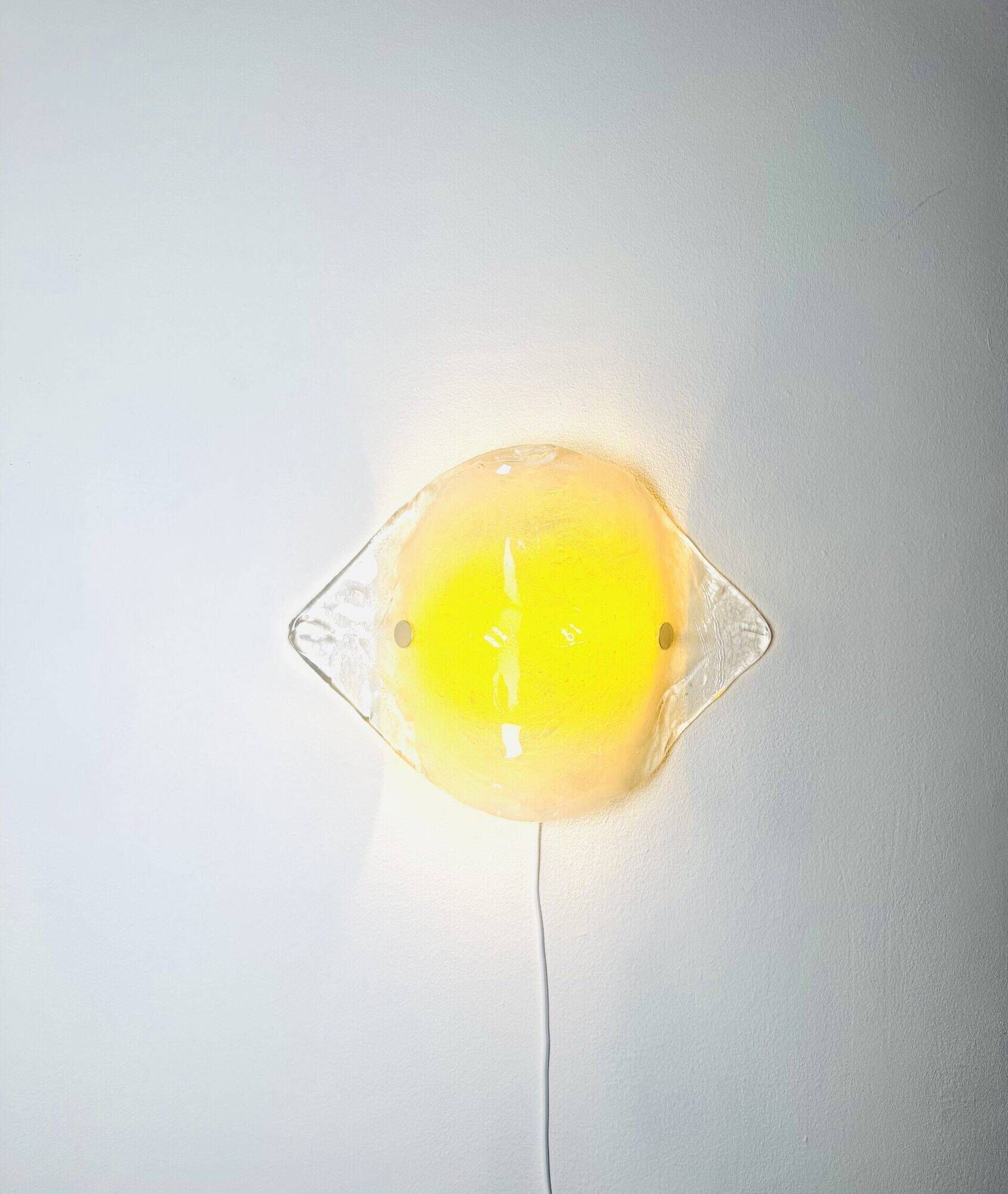 Model 4636/2 Ice Glass Wall Lamp By Carlo Nason For Franken Kg, Germany 1970S