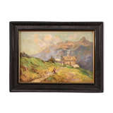 Signed landscape from the 1950s
