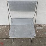 4 chairs X-line series by Niels Jorgen Haugesen for Magis, ITALY 1977
