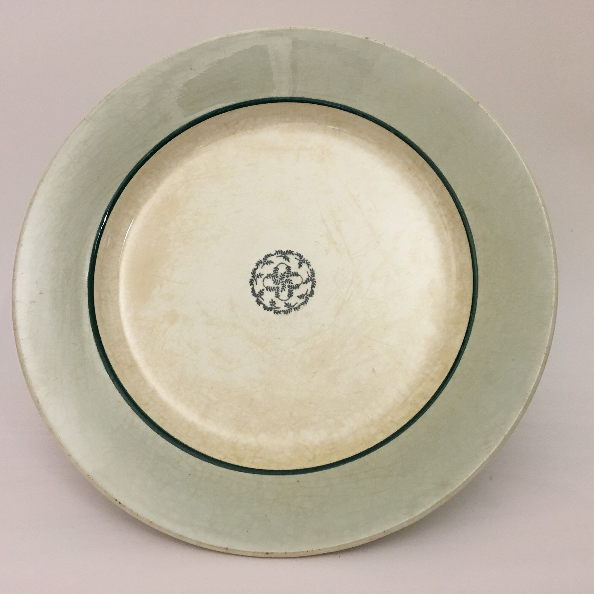 Service Dish Signed "Gien"