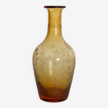 Engraved vase
