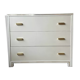 Commode Hollywood Regency crème par Pierre Vandel