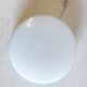 Bauhaus style ceiling or wall light in opaline glass - mid-20th century