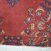 Tapis anatolien rouge et bleu sku 2222