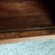 Vintage wooden side table with trompe-l'œil system.