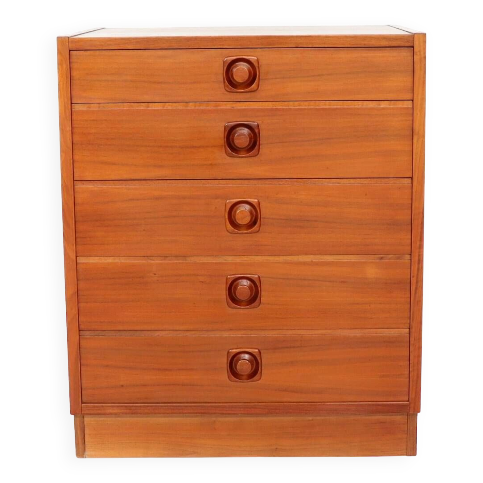 Five drawer chest of drawers