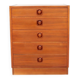 Five drawer chest of drawers