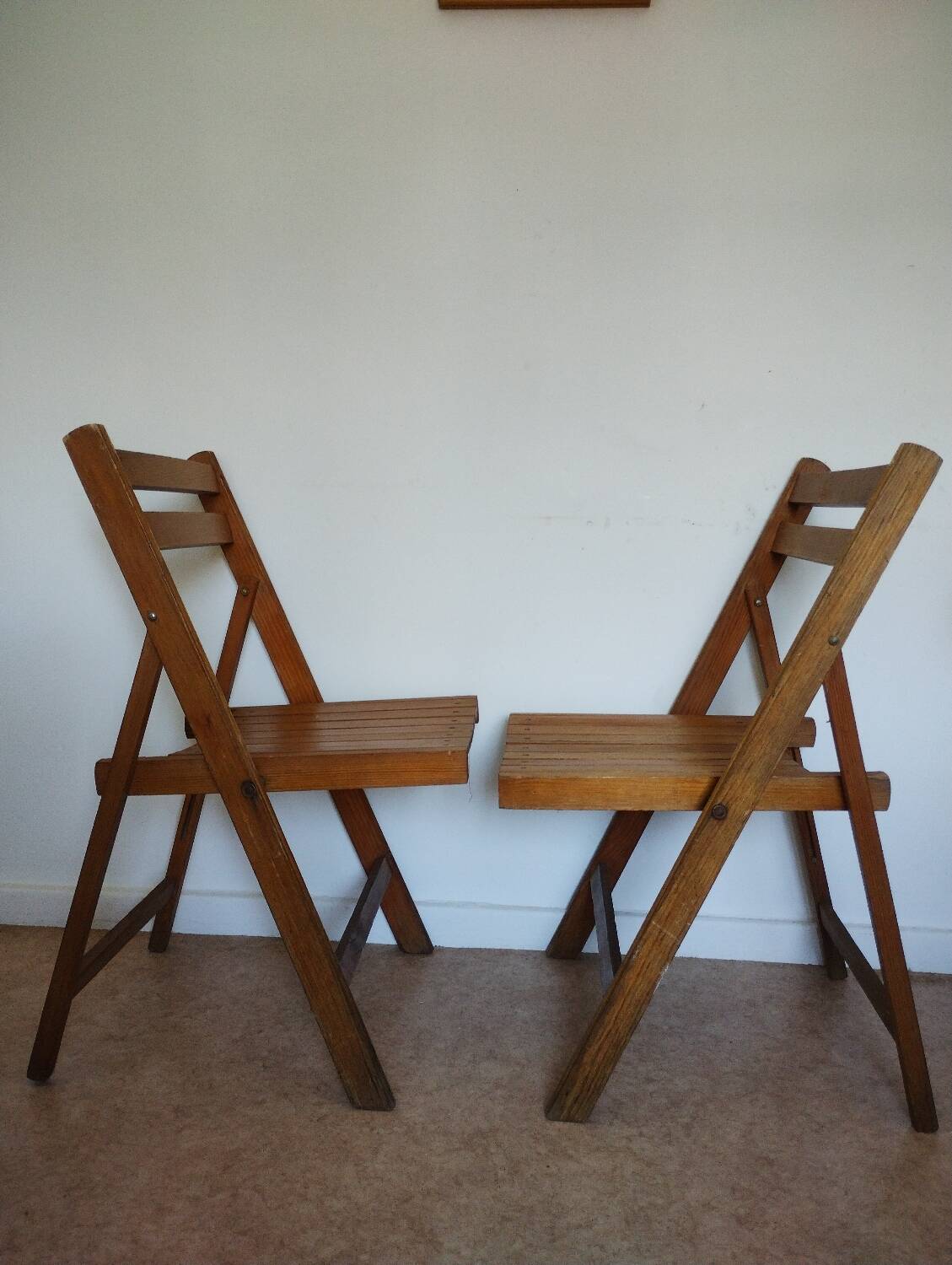Vintage folding chairs