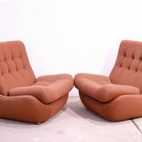 Vintage Eastern Bloc armchairs by Jitona, Czechoslovakia, 1970s