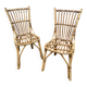 Pair of rattan chairs