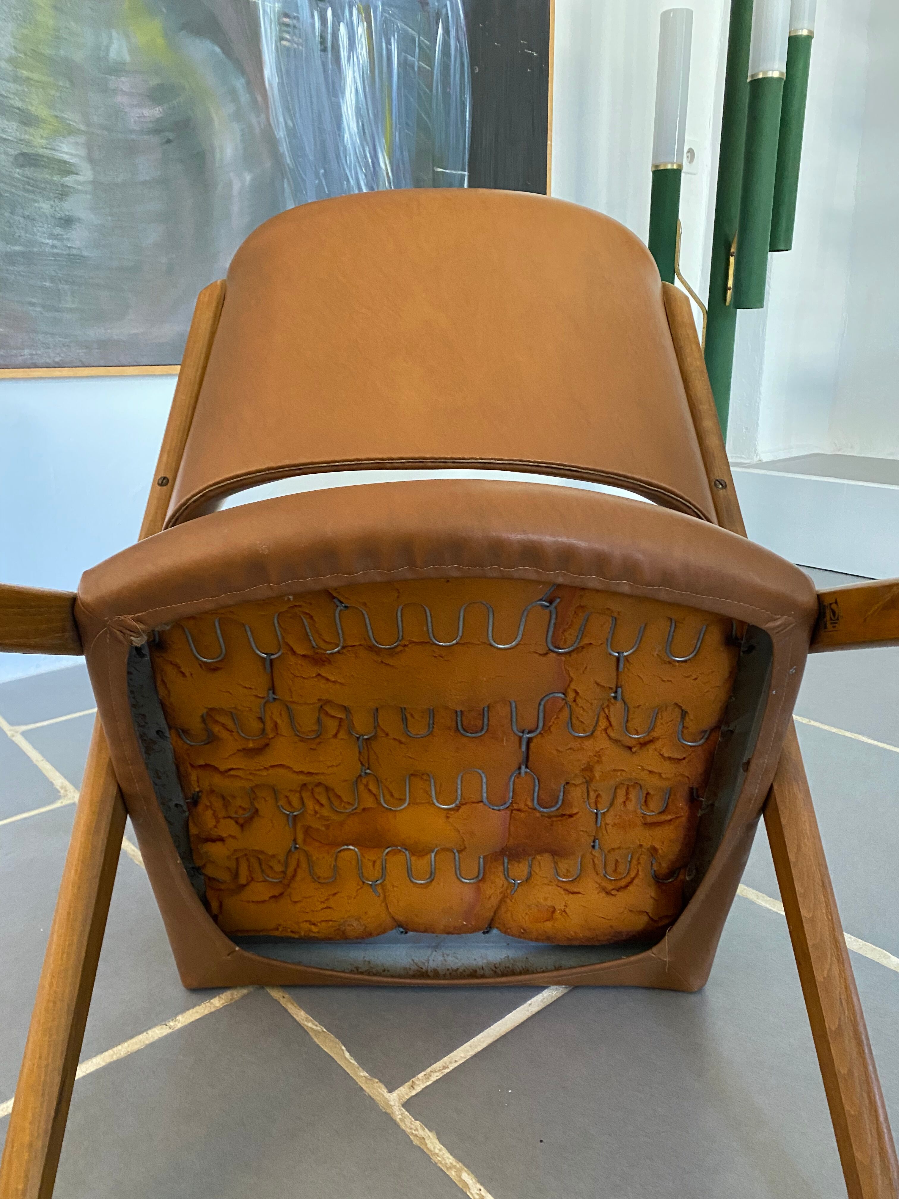 Fauteuil vintage design italien del vera