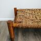 Wooden bench and rope 50s