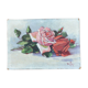 Painting Painting Oil on Panel Signed RG Bouquet of Roses Mid-20th