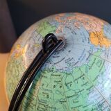 Globe terrestre Girard et Barrère des années 50-60 piètement string