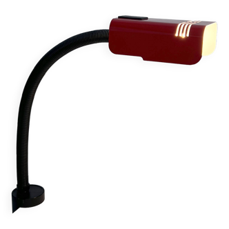 Lampe de bureau rouge par Targetti Sankey, 1970