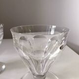 Set of 3 Baccarat Talleyrand crystal glasses